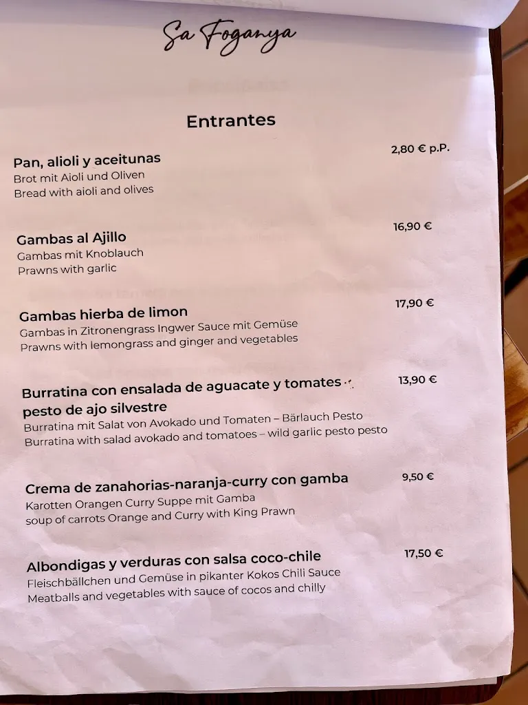 Menu_Sa Foganya_Colònia de Sant Jordi_image_2