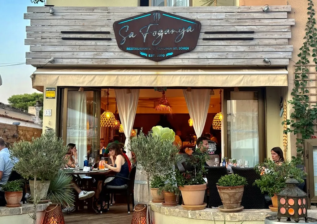 Sa Foganya restaurant in Colònia de Sant Jordi
