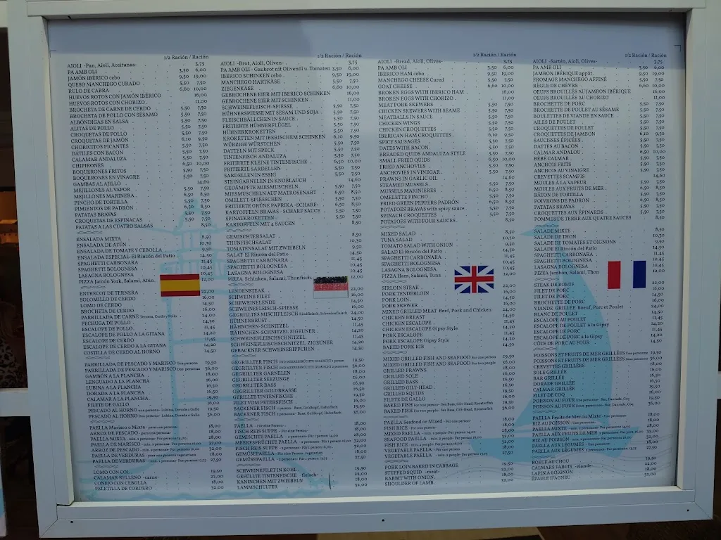 Menu_Rincon Del Patio_Cala Rajada_image_1