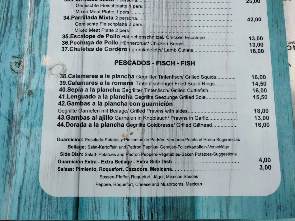 Menu_Cala Ratjada Mesón Restaurante_Cala Rajada_image_2