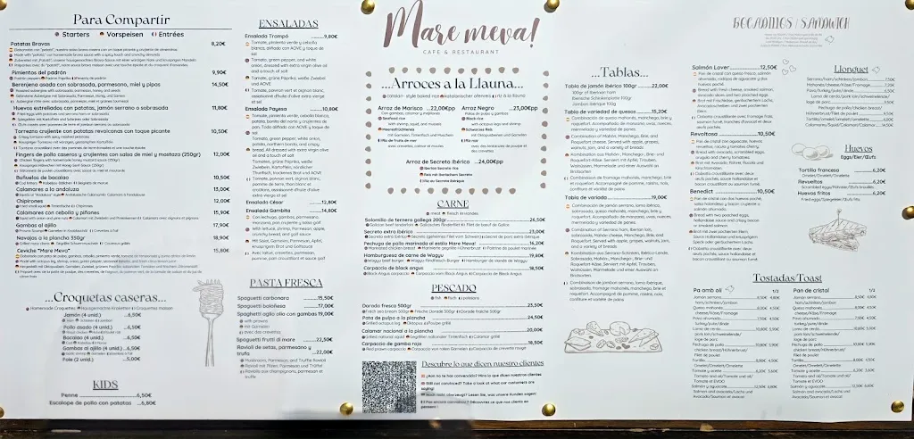 Menu_Restaurante Mare Meva Cala Ratjada_Cala Rajada_image_1