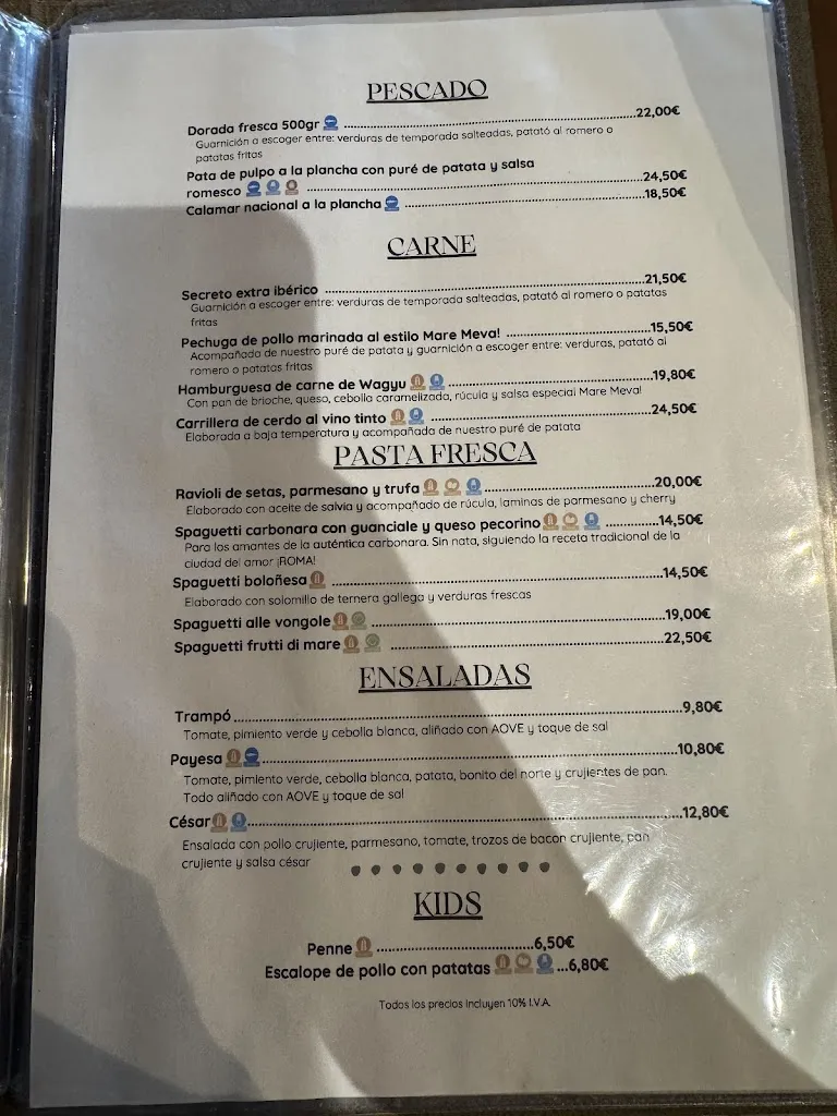 Menu_Restaurante Mare Meva Cala Ratjada_Cala Rajada_image_2