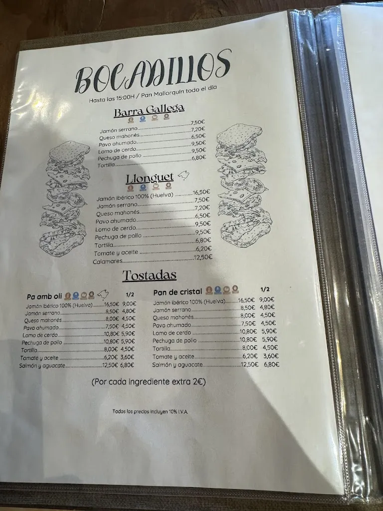 Menu_Restaurante Mare Meva Cala Ratjada_Cala Rajada_image_4