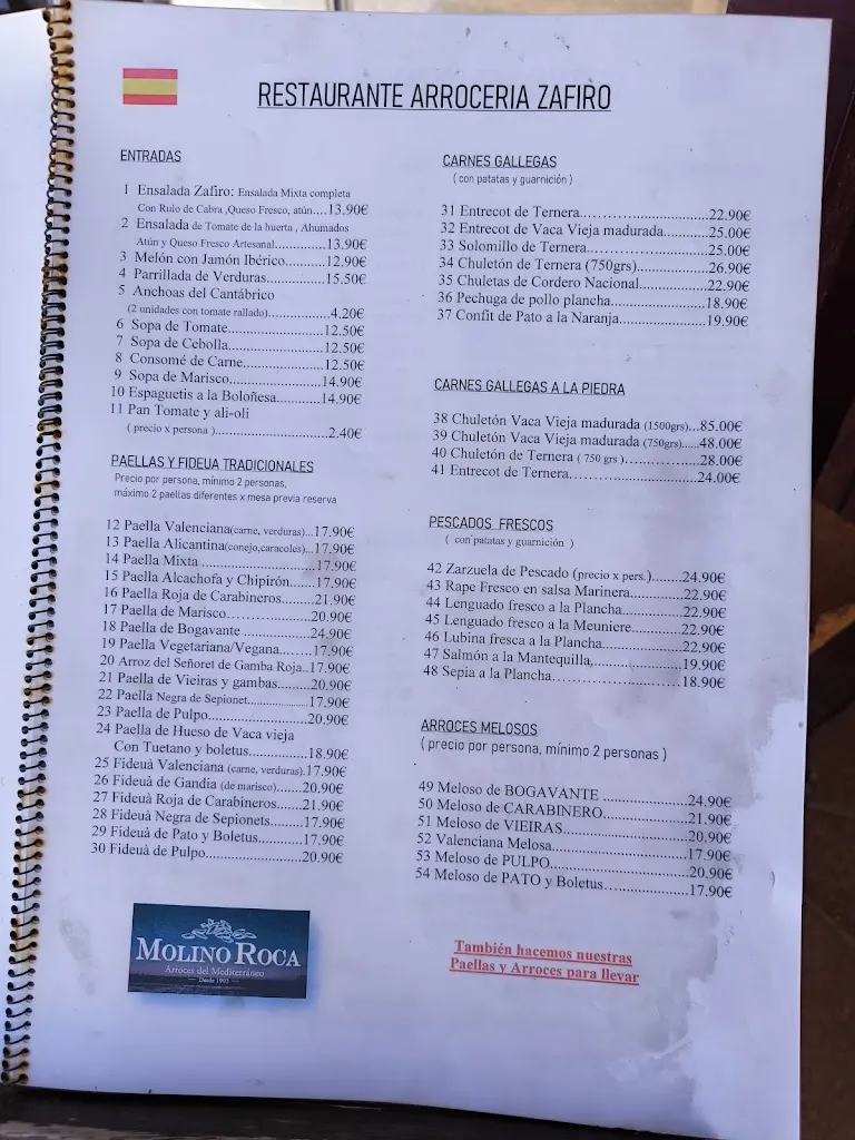 Menu_Restaurant Zafiro_Calp_image_1