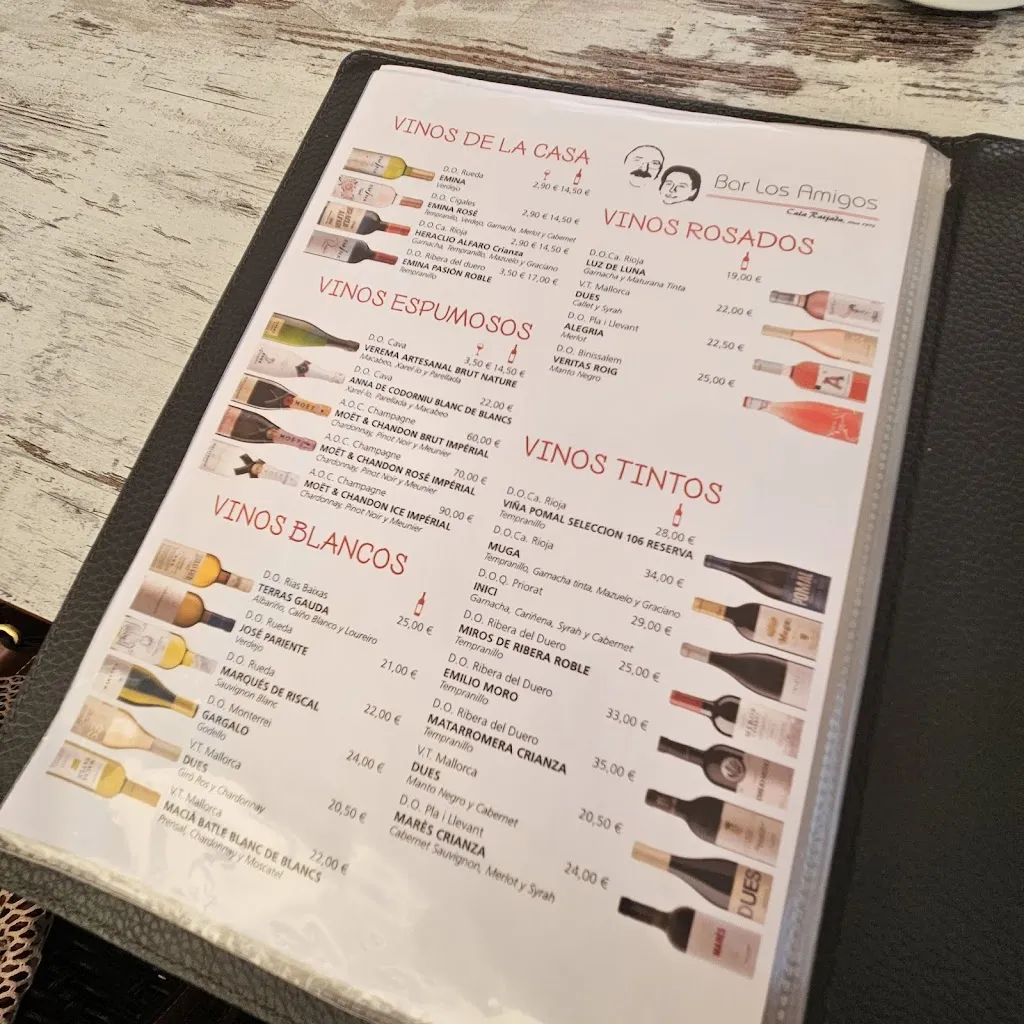 Menu_Bar Los Amigos_Cala Rajada_image_1