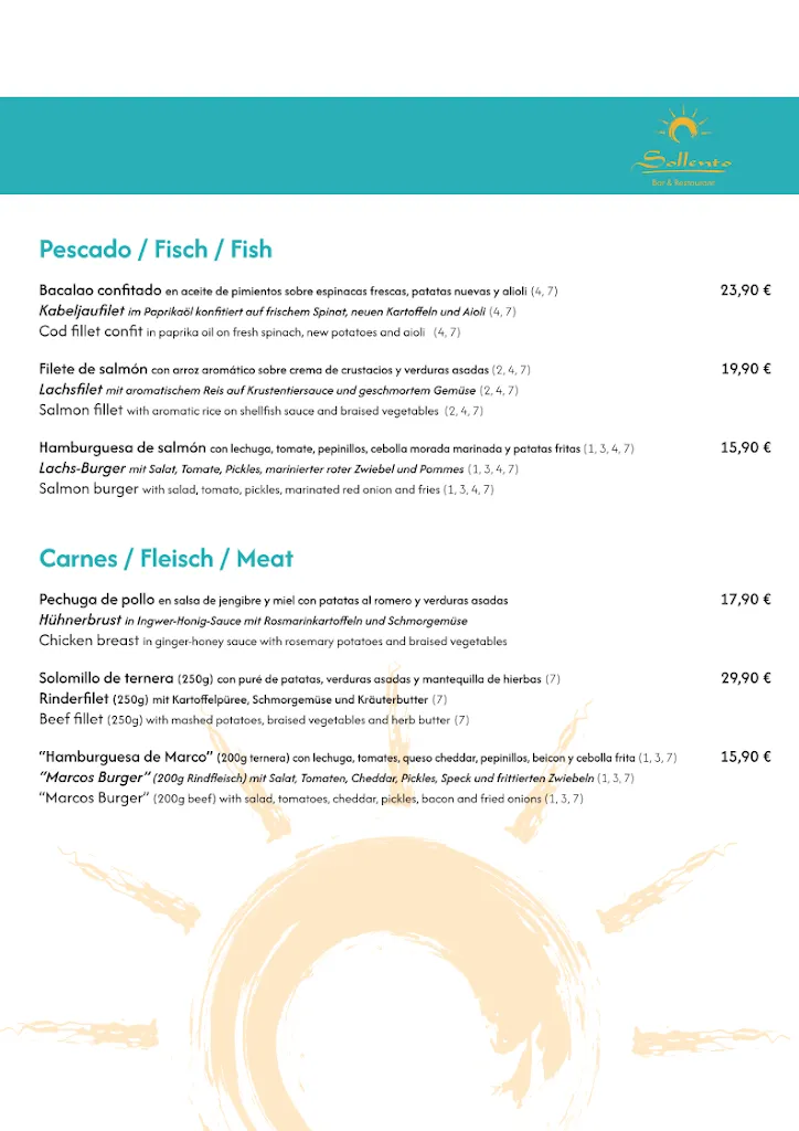 Menu_Sollento - Bar & Restaurant_Cala Rajada_image_2