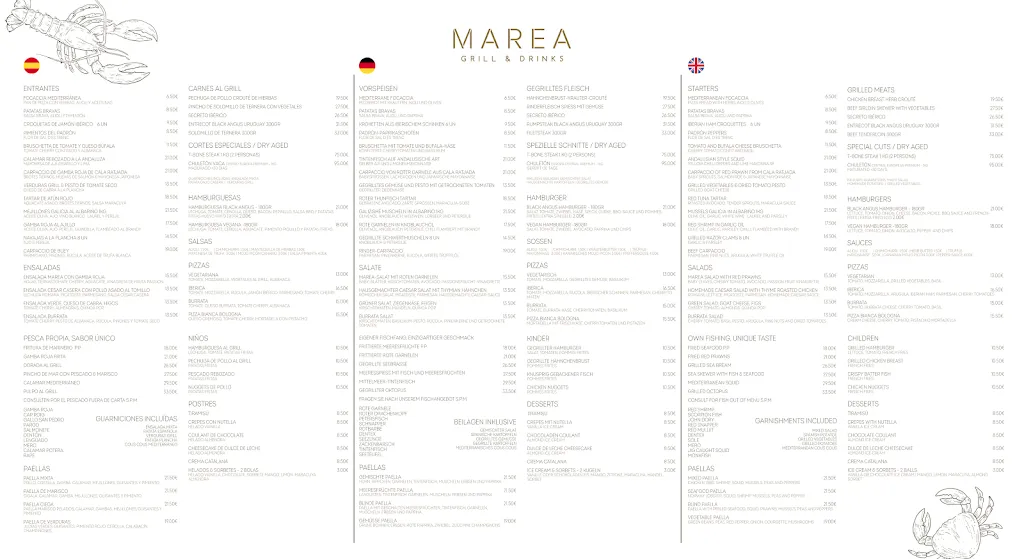 Menu_MAREA Grill & Drinks_Cala Rajada_image_1