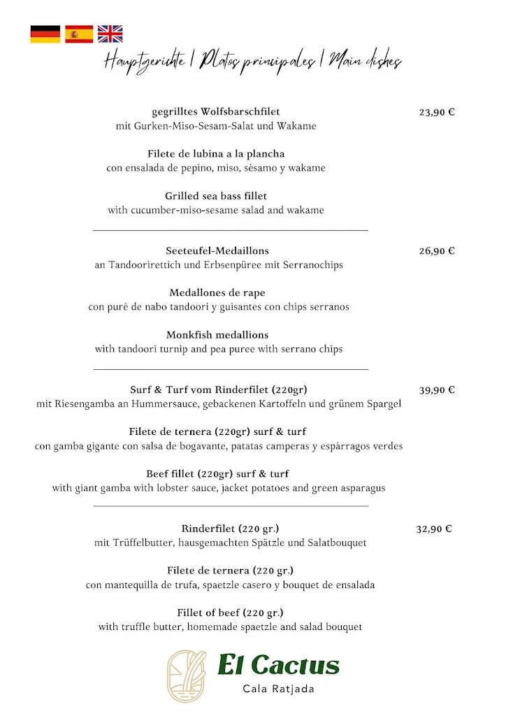 Menu_El-Cactus Restaurant_Cala Rajada_image_4