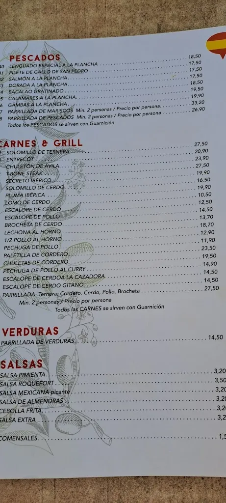 Menu_Rte. LOS OLIVOS Cala Ratjada._Cala Rajada_immagine_2