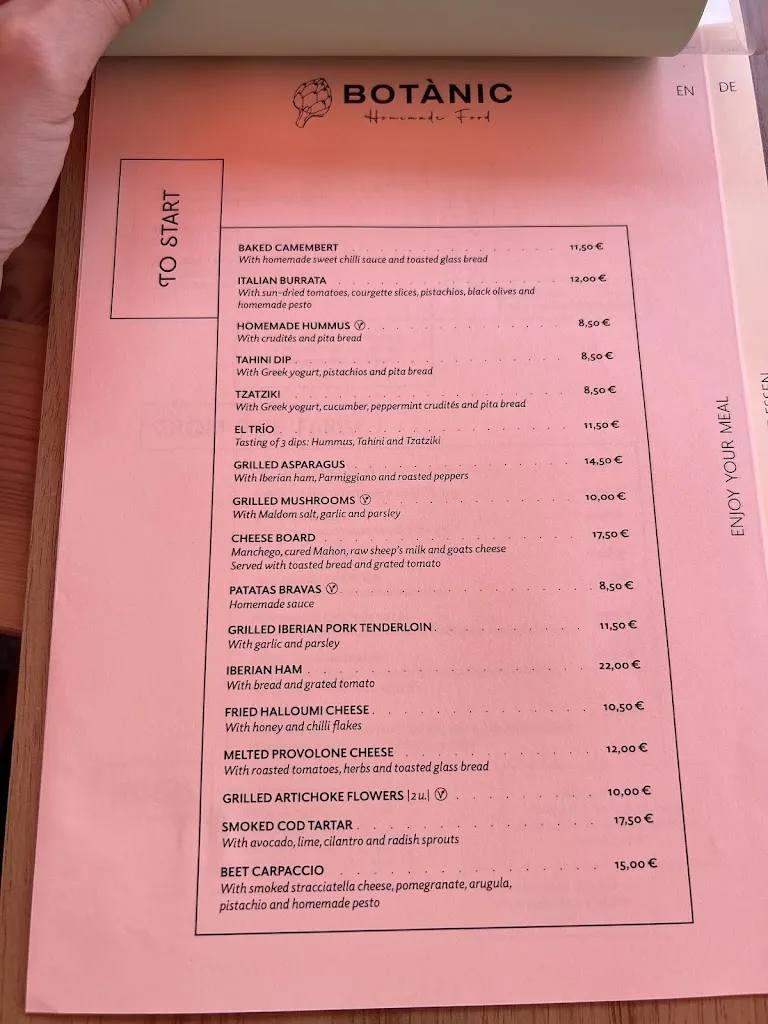 Botanic Restobar ristorante a Cala Rajada