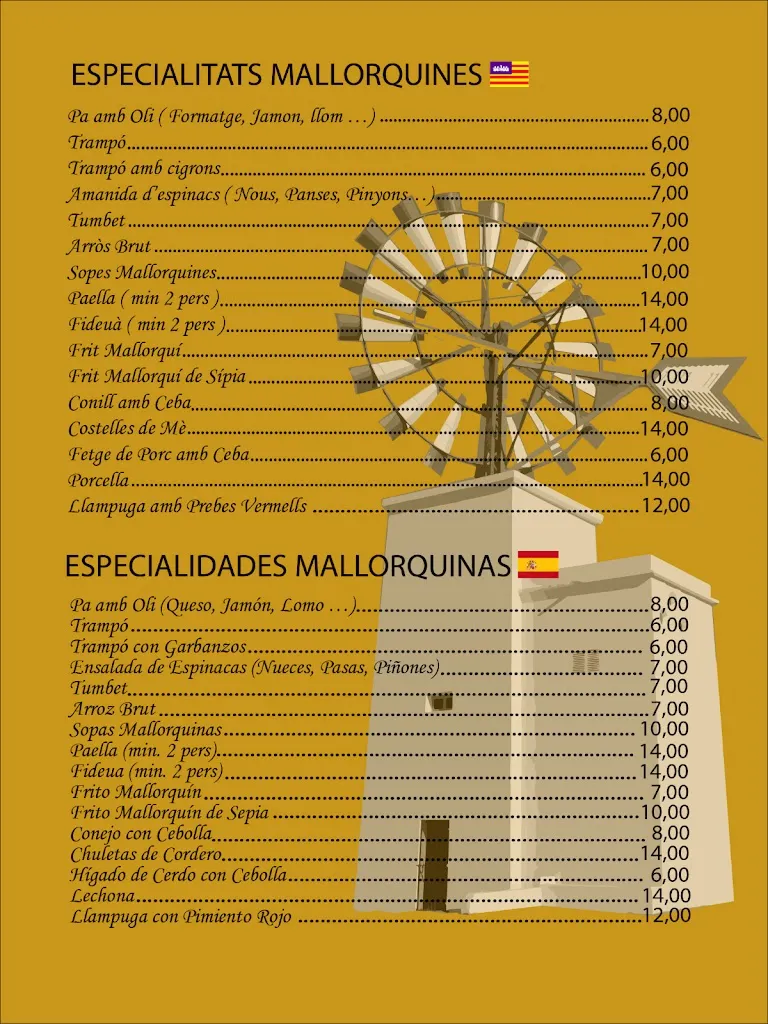 Menu_Cafe - Restaurant Baviera_Cala Rajada_image_3