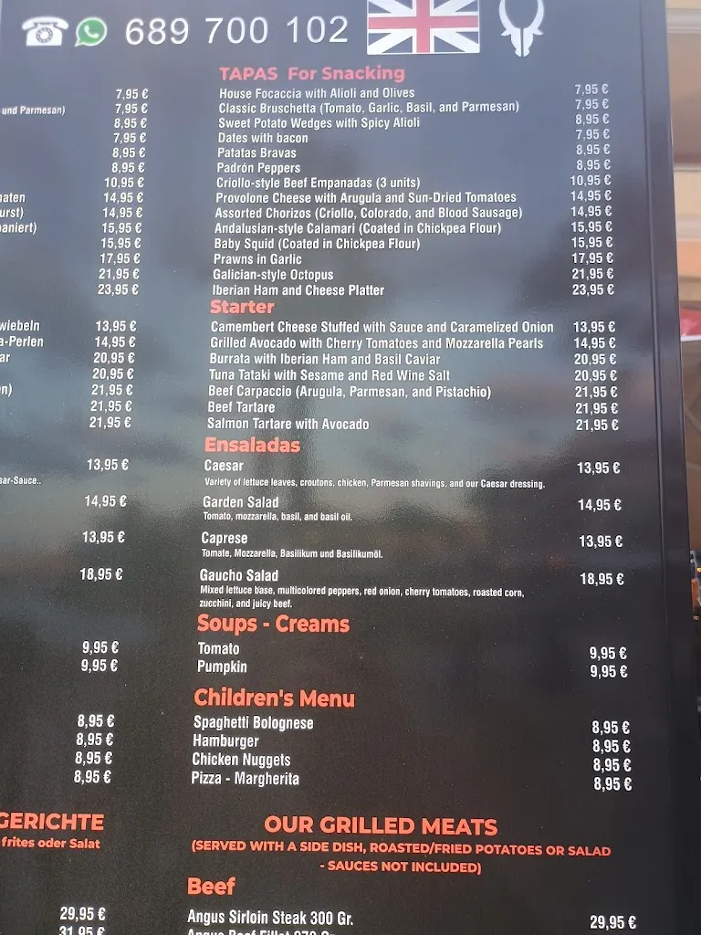 Menu_El Gaucho del Mar_Cala Rajada_image_3