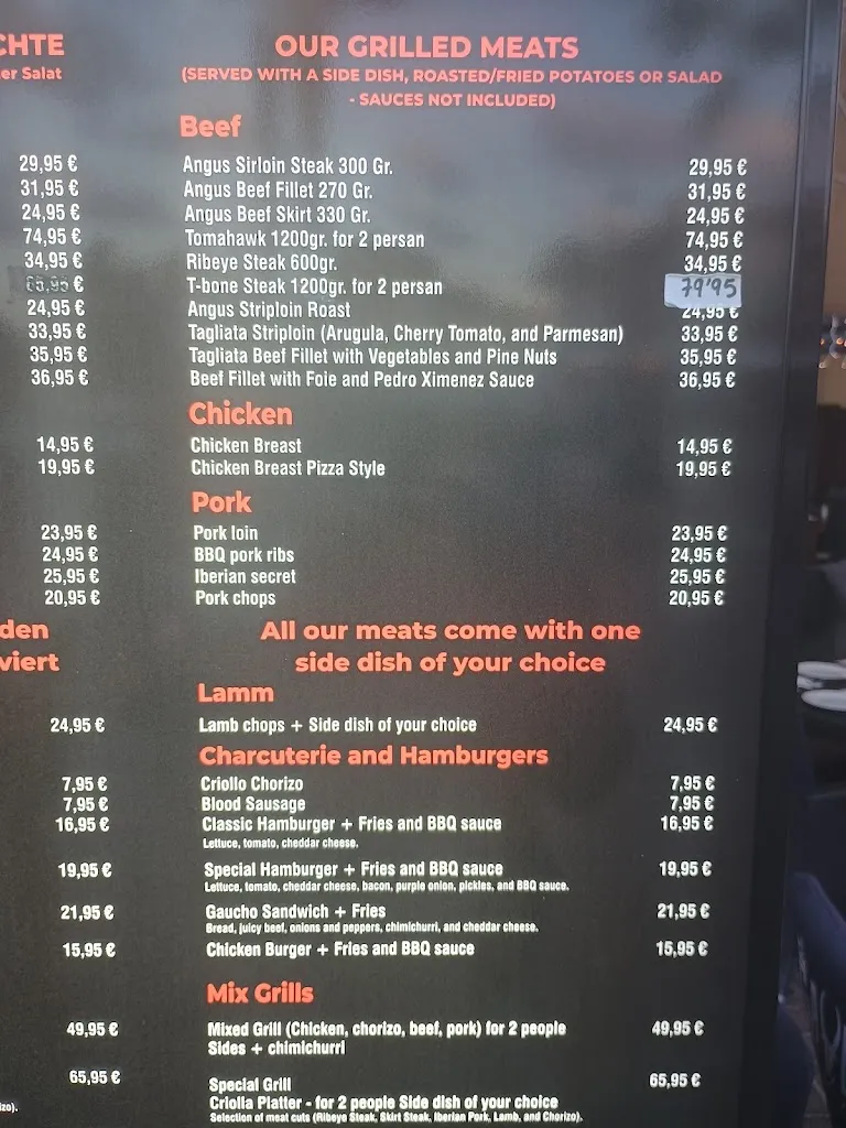 Menu_El Gaucho del Mar_Cala Rajada_image_4