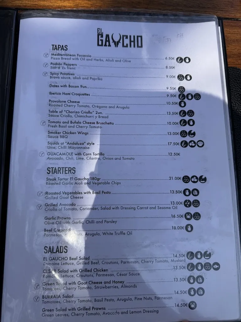 Menu_El Gaucho_Cala Rajada_image_4