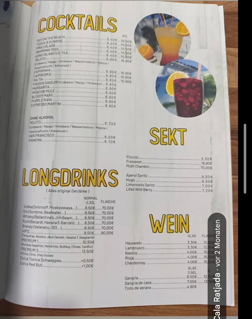 Menu_Mosquito Sportbar Cala Ratjada_Cala Rajada_image_3