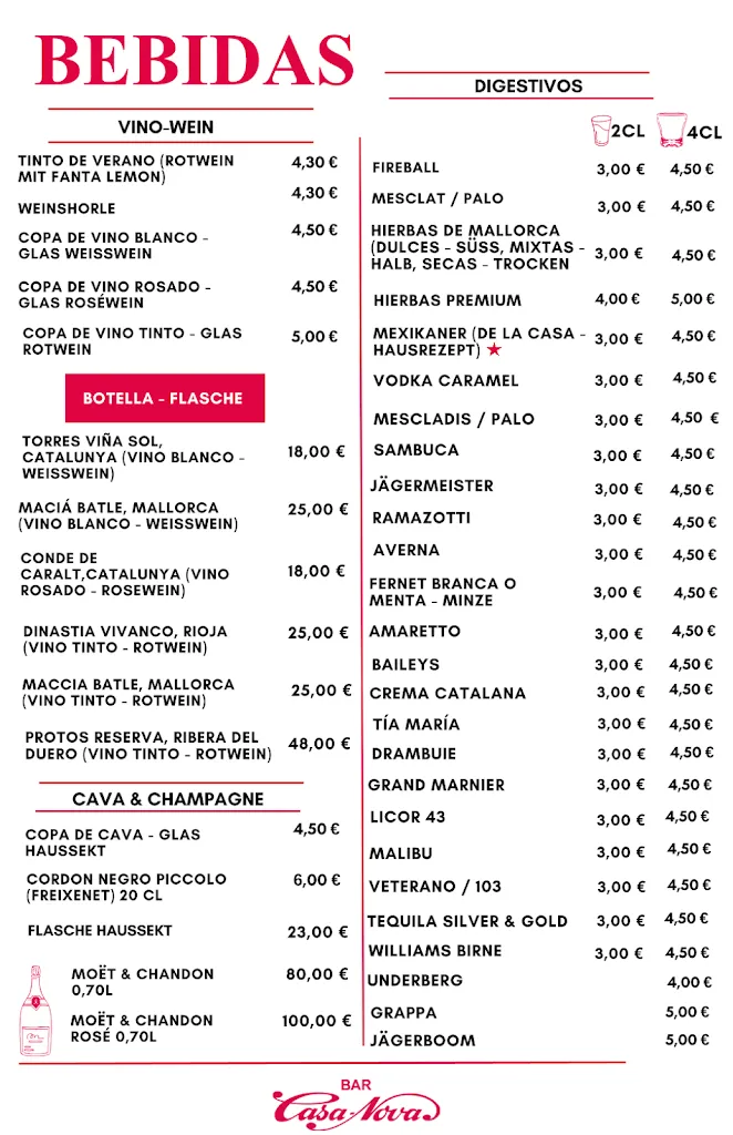 Menu_Bar Casanova_Cala Rajada_image_1