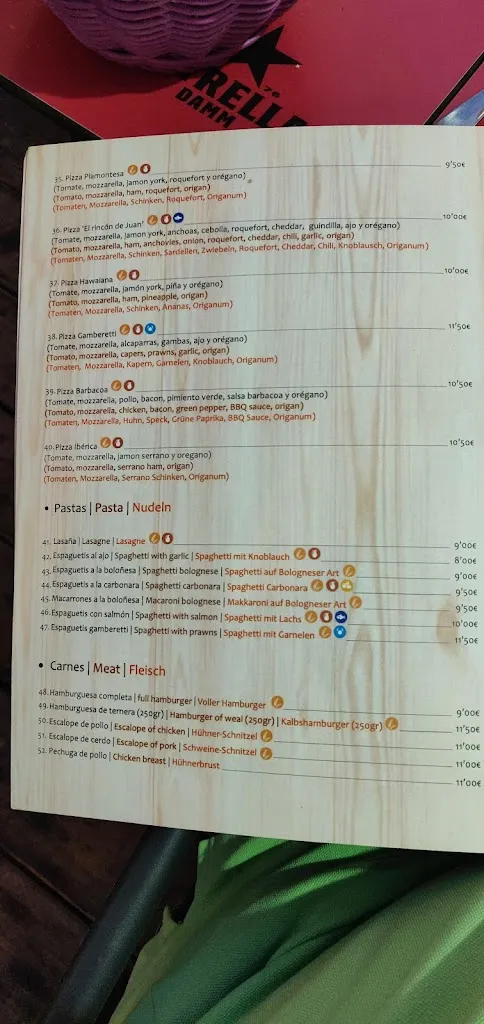 Menu_BAR RESTAURANTE EL RINCON DE JUAN_Cala Rajada_image_3