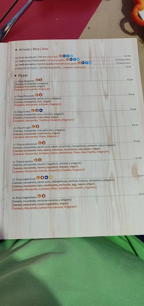 Menu_BAR RESTAURANTE EL RINCON DE JUAN_Cala Rajada_image_4