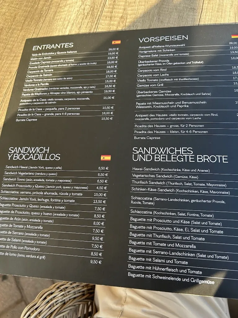 Menu_Ristorante Pizzeria La Luna_Cala Rajada_immagine_3