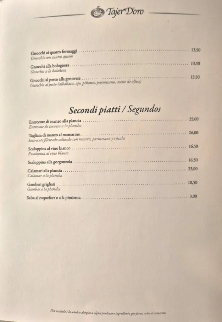 Menu_Tajer D'oro_Consell_image_1