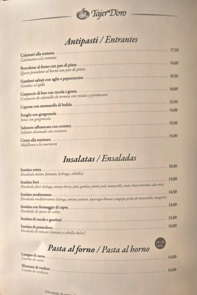 Menu_Tajer D'oro_Consell_image_4