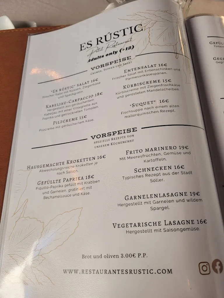 Menu_Es Rústic Petit Restaurant / Adults Only _Consell_image_1