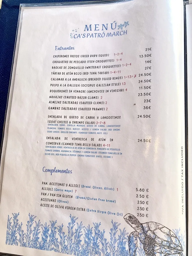 Menu_Ca's Patró March_Deià_image_2