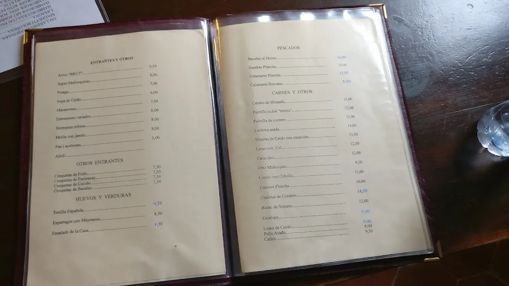 Menu_Restaurant Escorca_Escorca_image_1