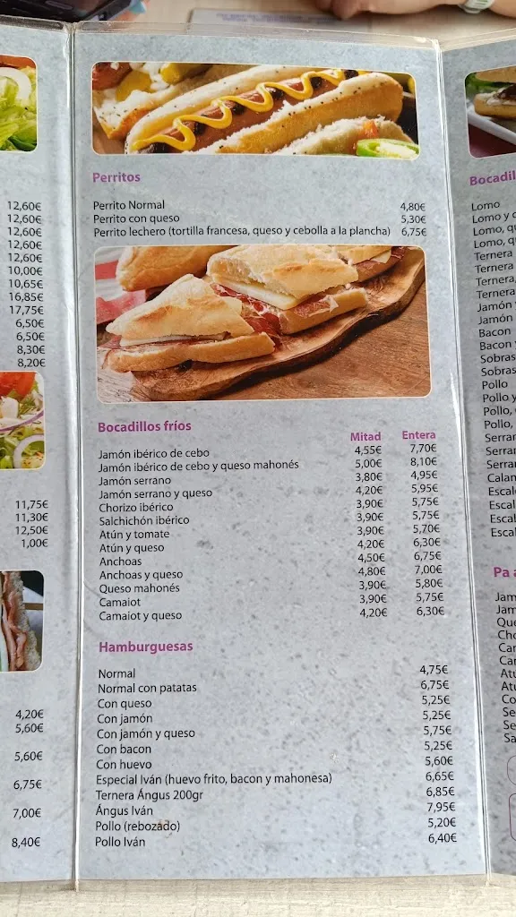 Menu_Bar Restaurante - Casa Iván_Coll d'en Rabassa_image_2