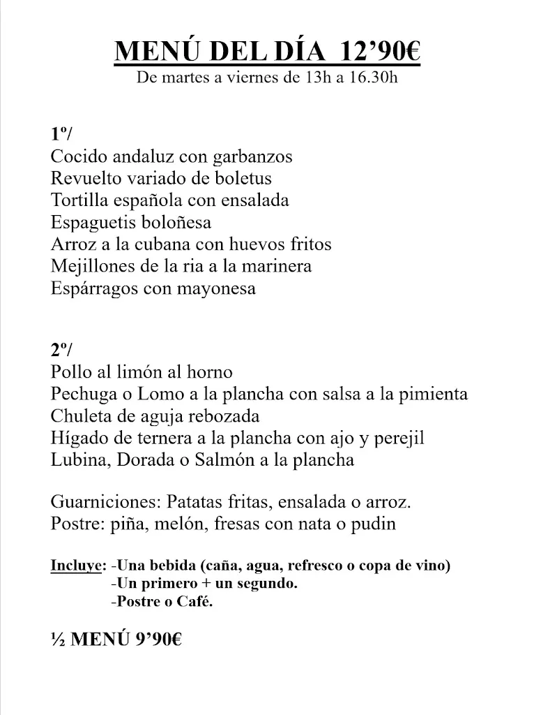 Menu_El Rincón del Arriero_Coll d'en Rabassa_image_1