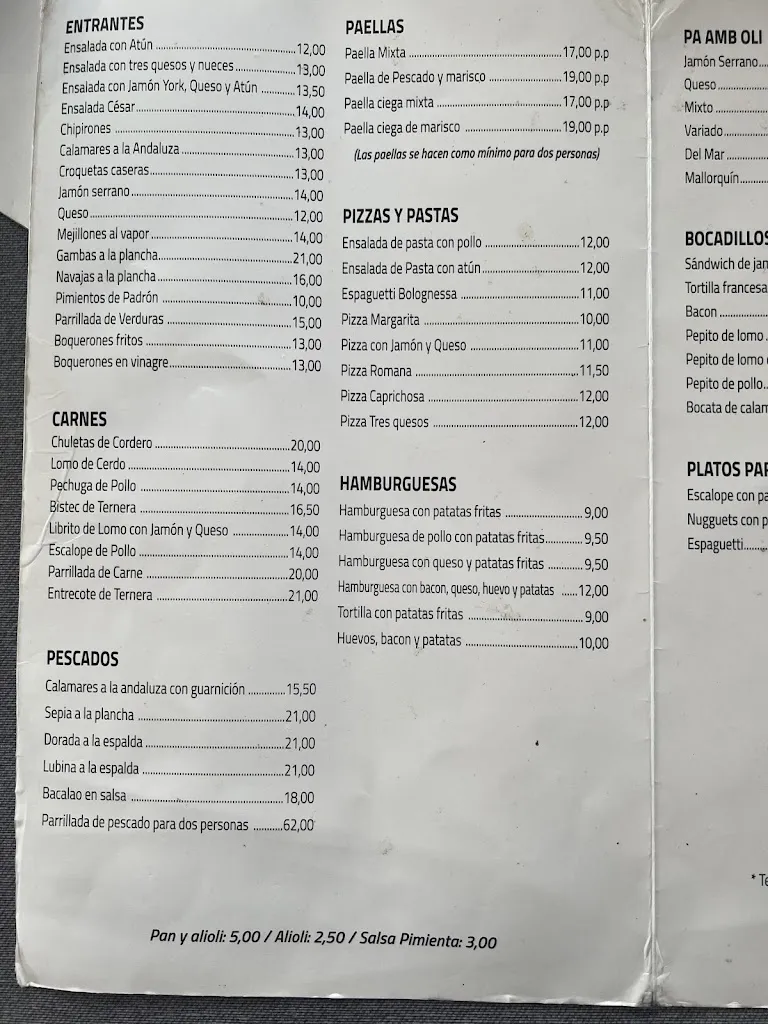 Menu_Bar Cala Canta_Coll d'en Rabassa_image_1