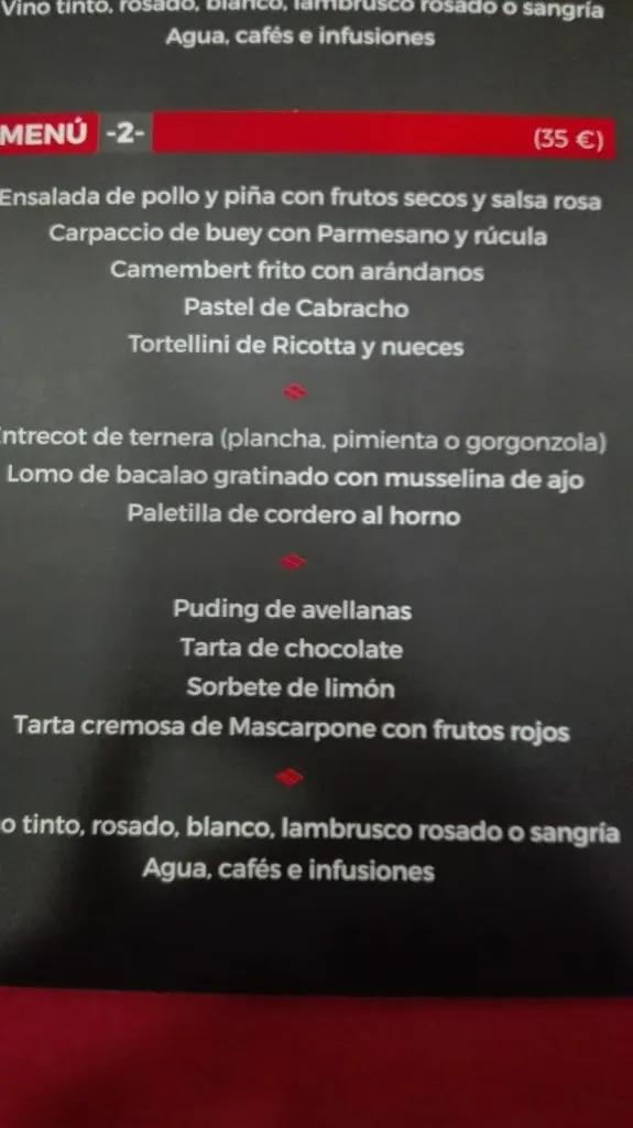 Menu_Restaurante La Cantina_Coll d'en Rabassa_image_3