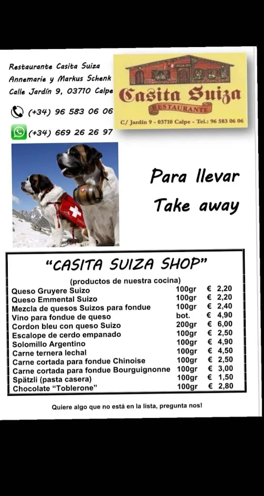 Menu_Restaurante Casita Suiza_Calp_immagine_1