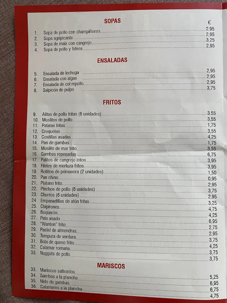 Menu_Restaurante Fujiyama_Coll d'en Rabassa_image_1