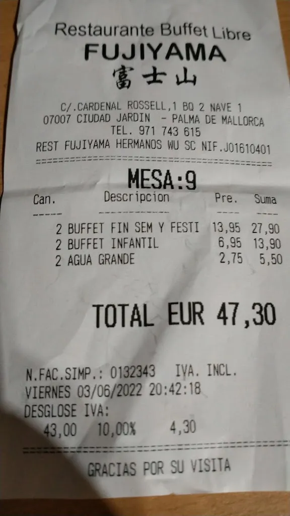 Levien “The Machine”_Restaurante Fujiyama_Coll d'en Rabassa_review