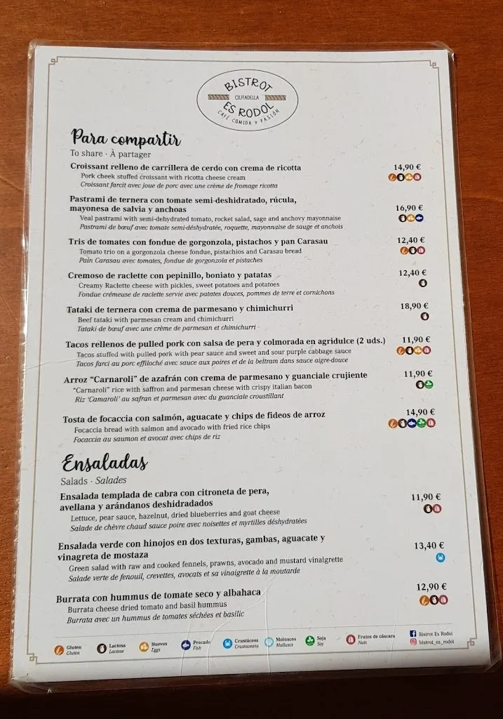 Menu_Bistrot Es Rodol_Ciutadella de Menorca_image_2