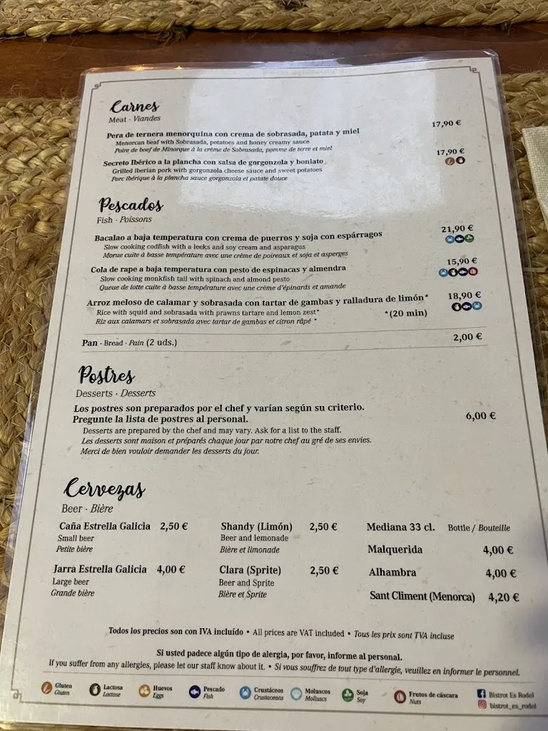 Menu_Bistrot Es Rodol_Ciutadella de Menorca_image_3