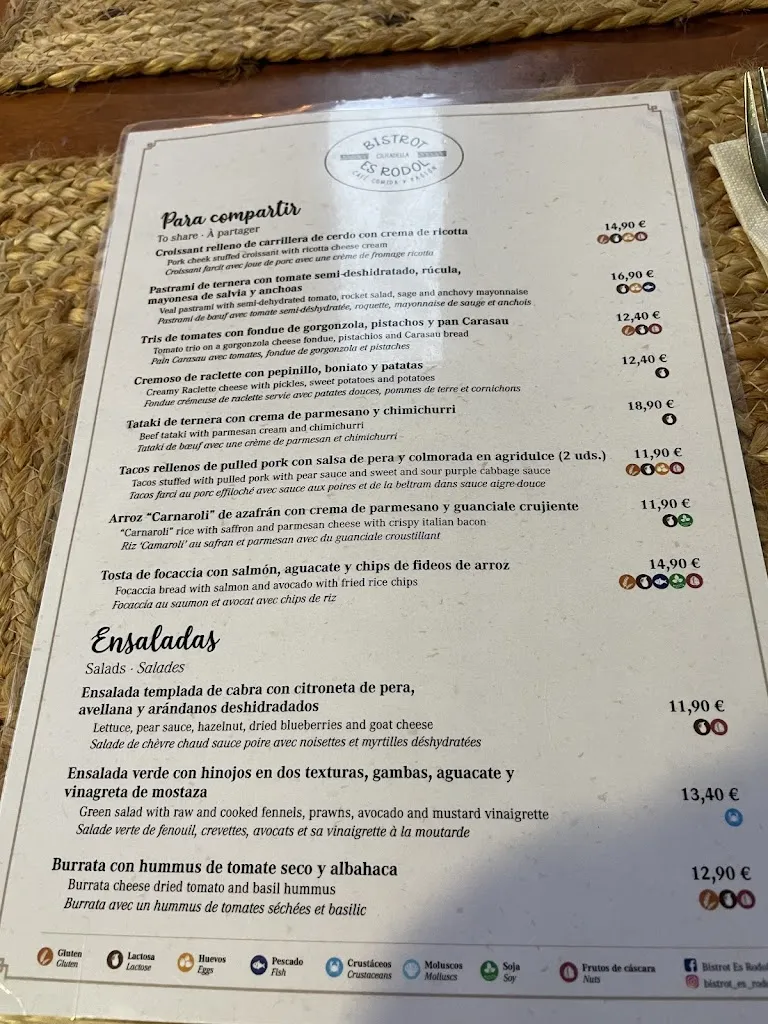 Menu_Bistrot Es Rodol_Ciutadella de Menorca_image_4