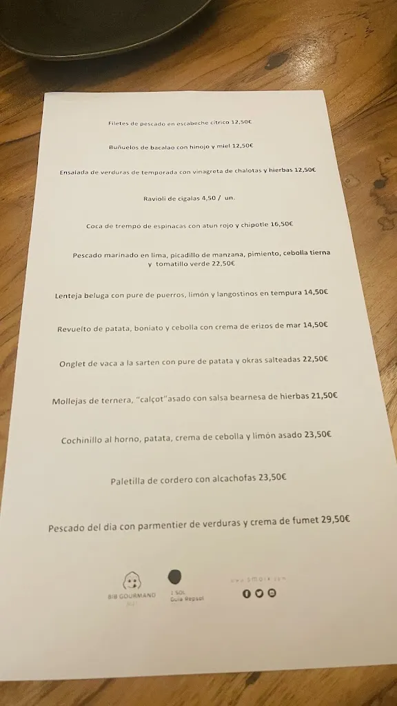 Menu_Smoix Restaurant_Ciutadella de Menorca_image_1