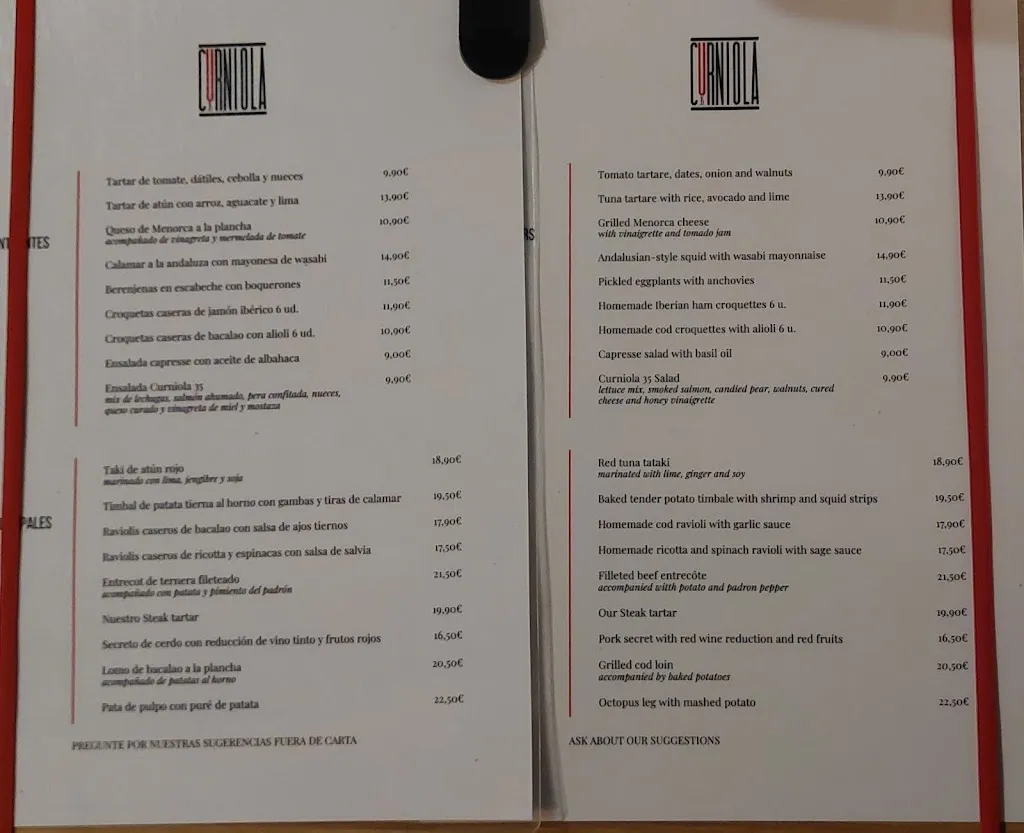 Menu_Curniola 35_Ciutadella de Menorca_image_2