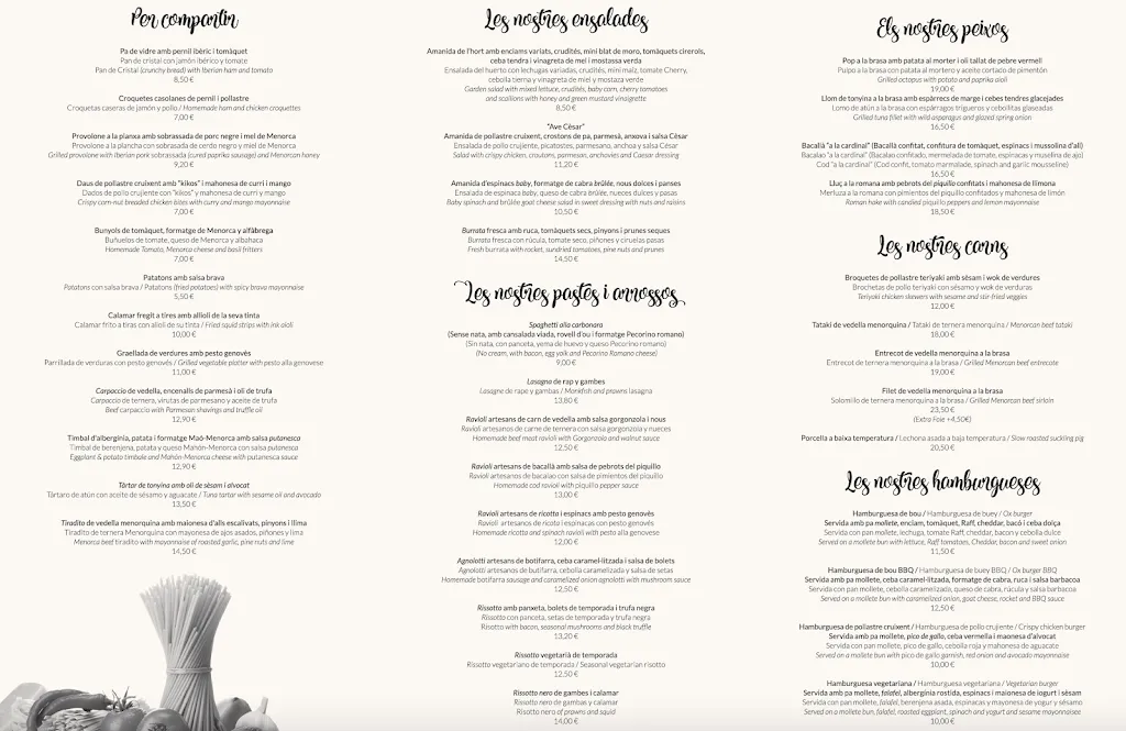 Menu_Cittadella Restaurante pizzeria_Ciutadella de Menorca_image_3