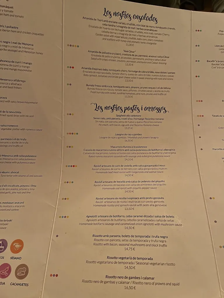 Menu_Cittadella Restaurante pizzeria_Ciutadella de Menorca_image_4