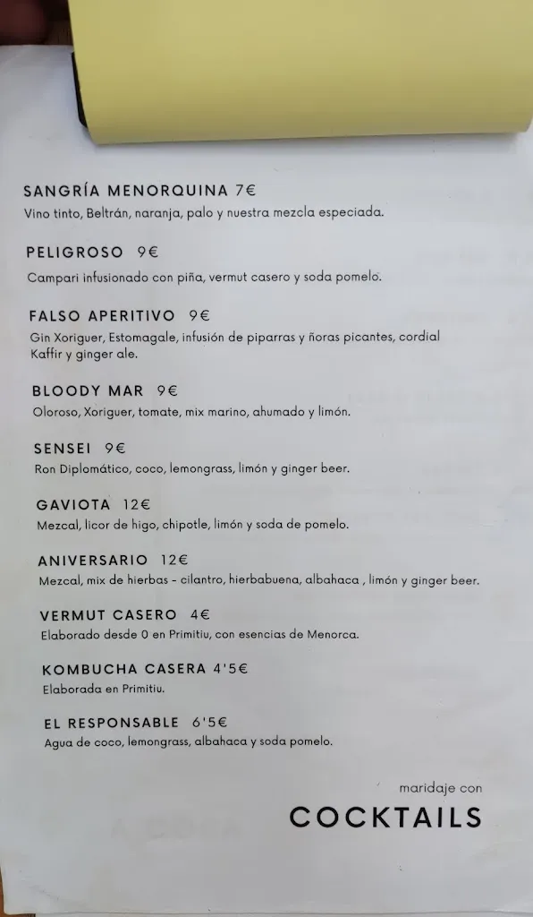 Menu_Primitiu_Ciutadella de Menorca_image_1