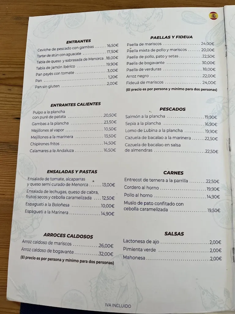 Menu_Restaurant Sa Nacra_Ciutadella de Menorca_image_3