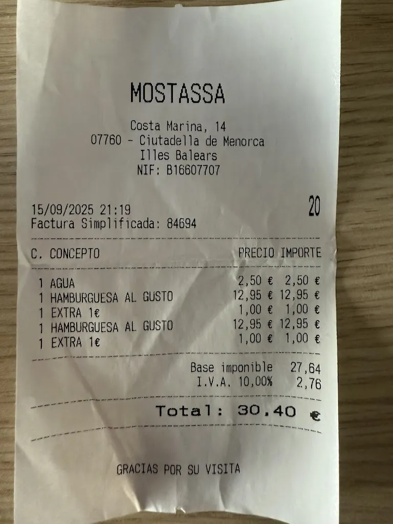 Cesare Buffa_Mostassa_Ciutadella de Menorca_review