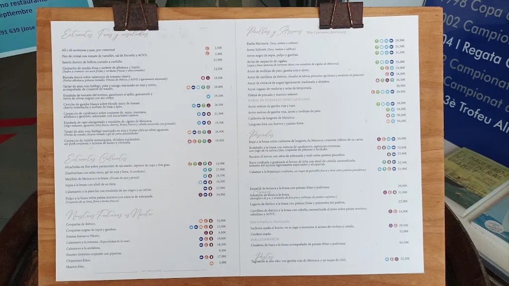 Menu_Bar Restaurant Club Nàutic Ciutadella_Ciutadella de Menorca_image_4