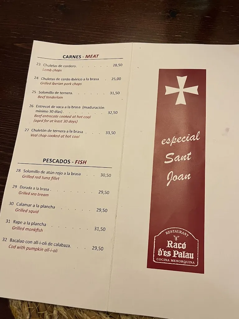 Menu_Racó d'es Palau_Ciutadella de Menorca_image_1