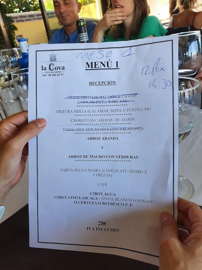 Menu_Restaurante la Cova_Campello el_image_2