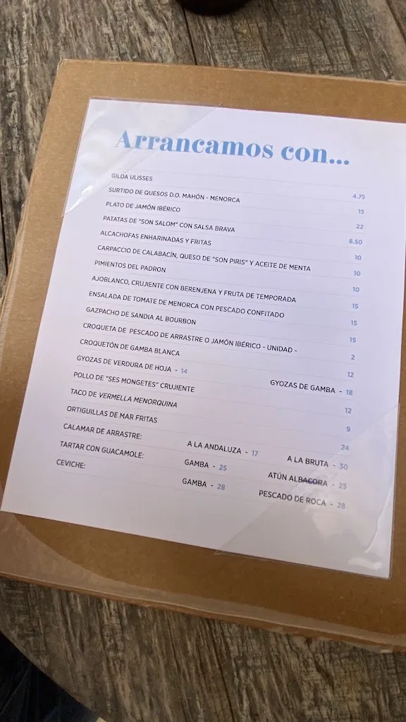 Menu_Ulisses Menorca_Ciutadella de Menorca_image_4