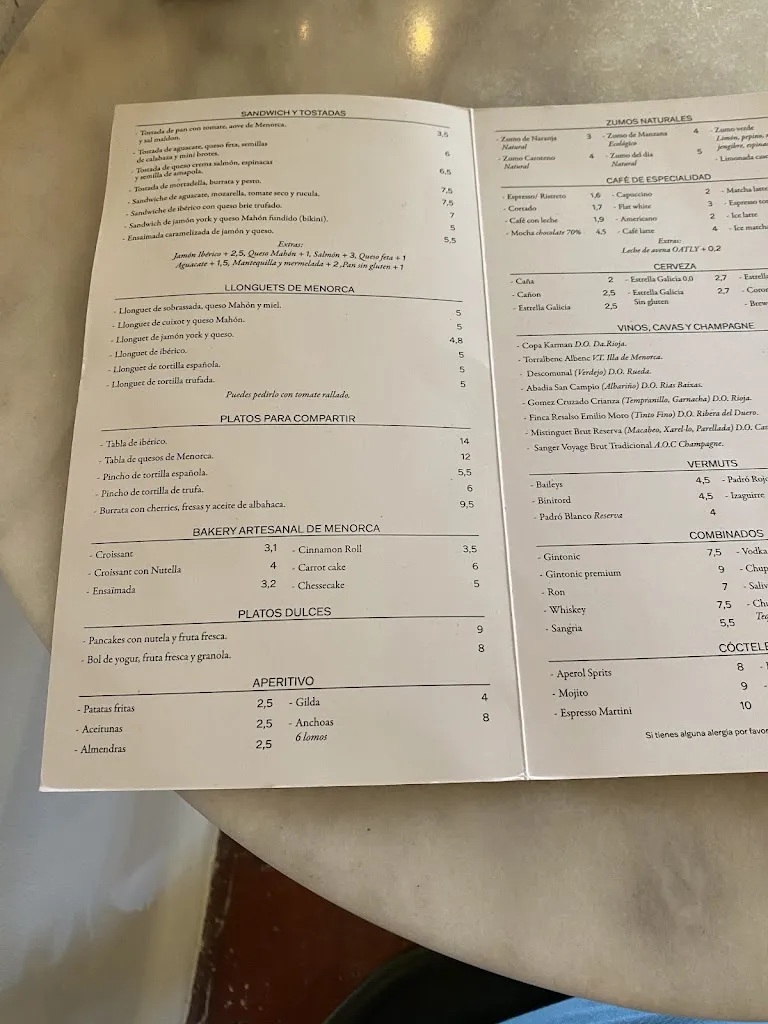 Menu_La Reina Bar_Ciutadella de Menorca_image_3